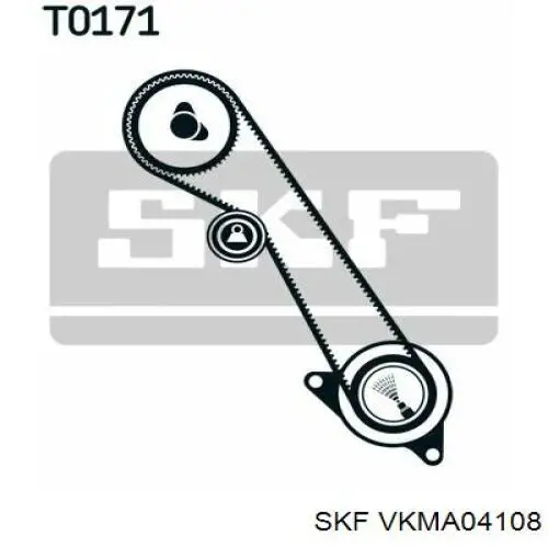 Купить VKMA04108 SKF Комплект ГРМ