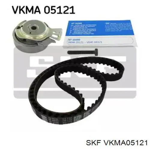 Ремінь ГРМ, комплект VKMA05121 SKF