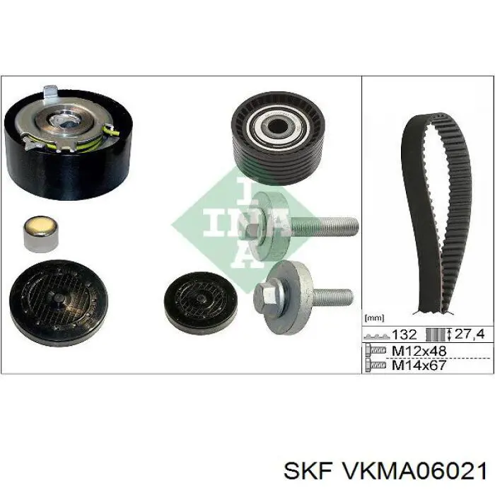 ГРМ ремни, комплект SKF VKMA06021 цена, от 78.29 USD