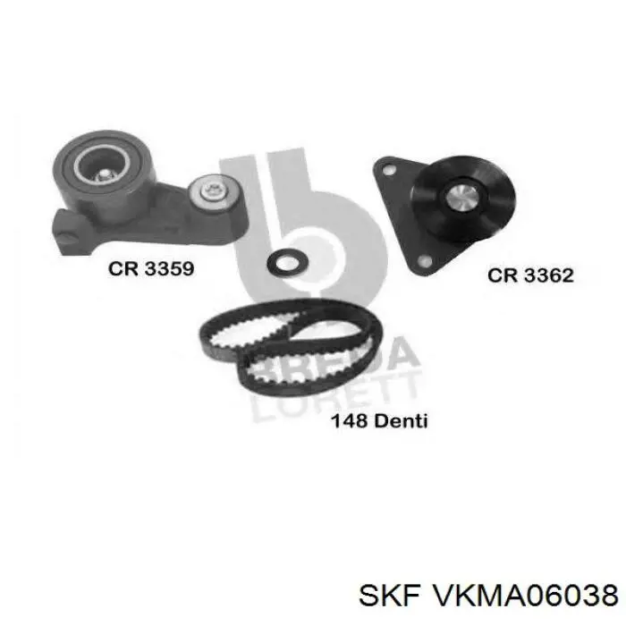 ГРМ ремни, комплект SKF VKMA06038 цена, от 82.99 USD