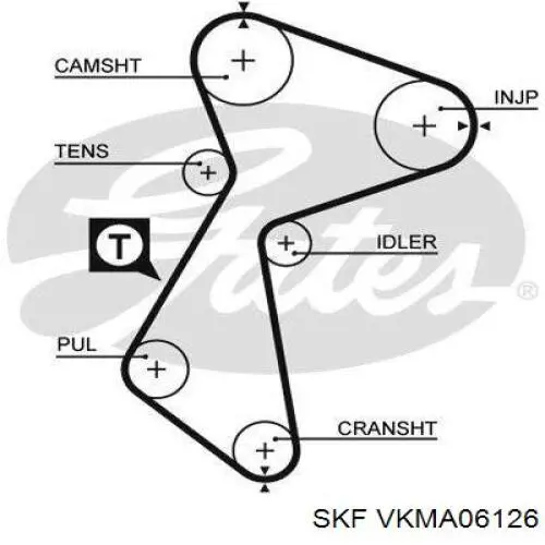 Комплект ГРМ VKMA06126 SKF