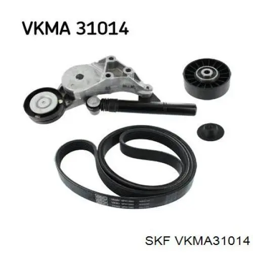 VKMA31014 SKF ремень агрегатов приводной, комплект