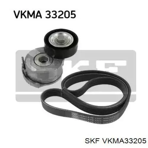 VKMA 33205 SKF correia dos conjuntos de transmissão, kit