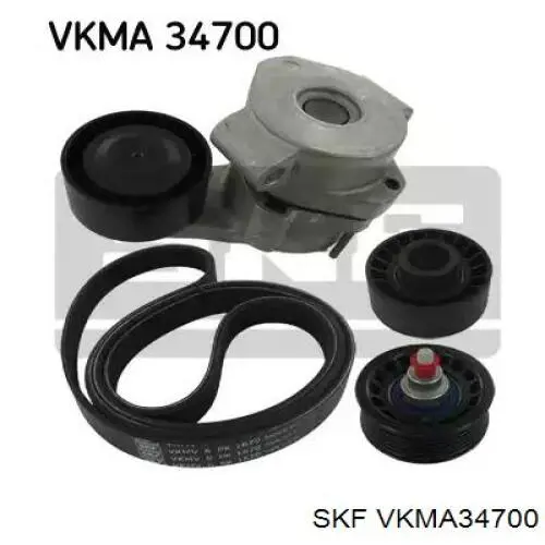 Ремень агрегатов приводной, комплект VKMA34700 SKF