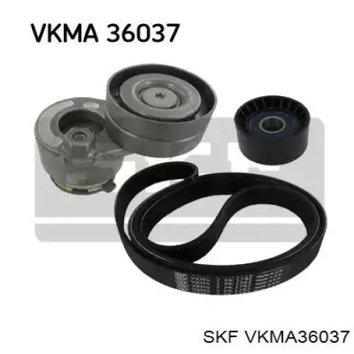 Ремень агрегатов приводной, комплект VKMA36037 SKF