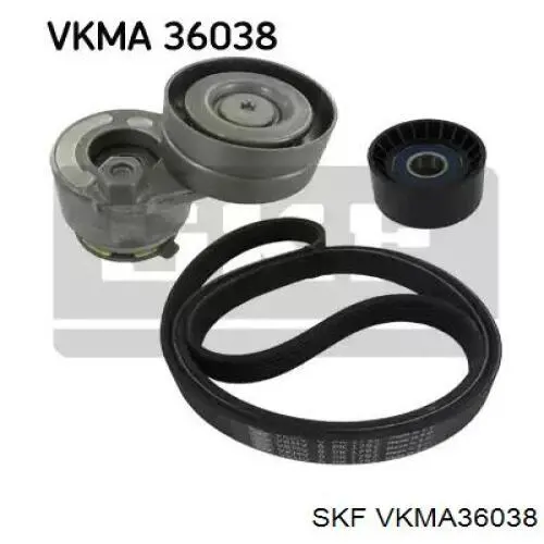 VKMA 36038 SKF ремень агрегатов приводной, комплект