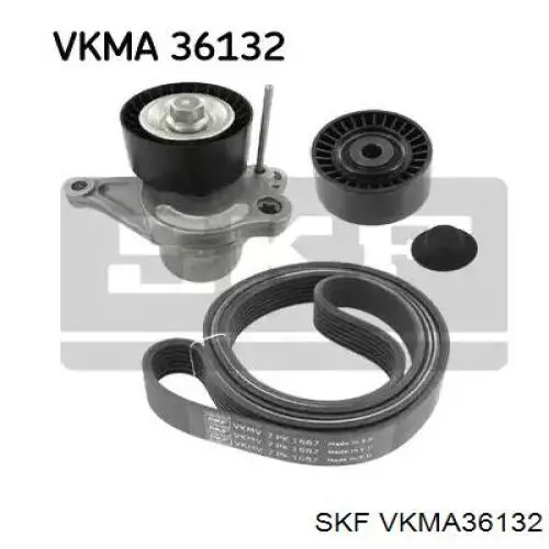 VKMA 36132 SKF correia dos conjuntos de transmissão, kit