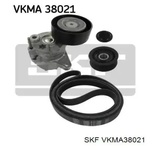 VKMA38021 SKF ремень агрегатов приводной, комплект