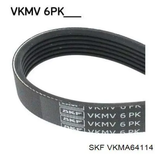 Ремень агрегатов приводной, комплект SKF VKMA64114 цена, от 134.85 USD