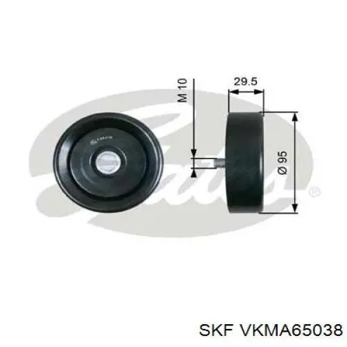 Купить VKMA65038 SKF Ремень приводной