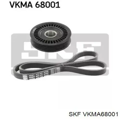 VKMA68001 SKF correia dos conjuntos de transmissão, kit