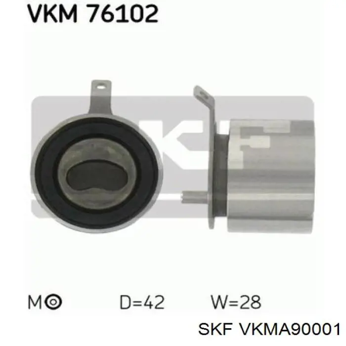 Ремень ГРМ, комплект SKF VKMA90001