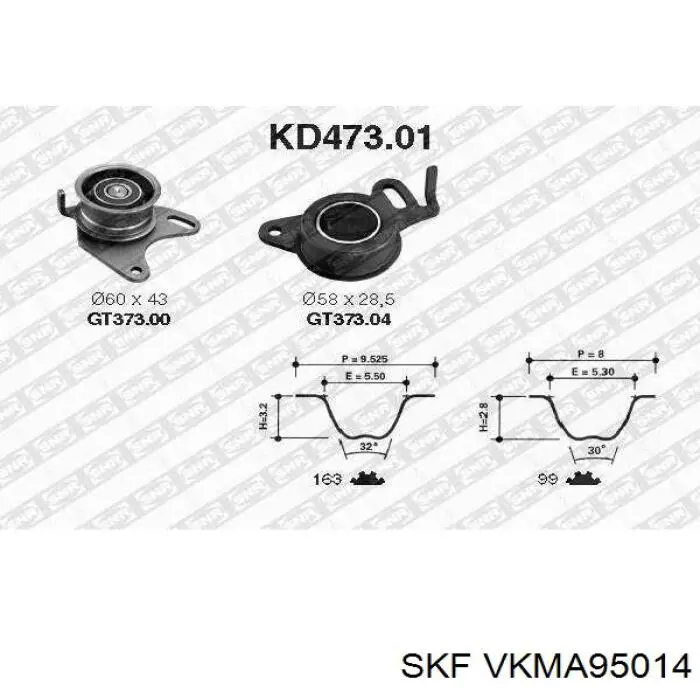 Комплект ГРМ VKMA95014 SKF