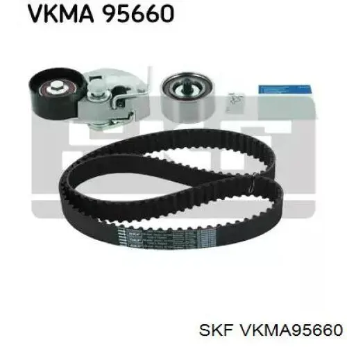 Ремінь ГРМ, комплект VKMA95660 SKF