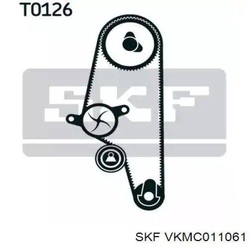 Комплект ремня ГРМ VKMC011061 SKF