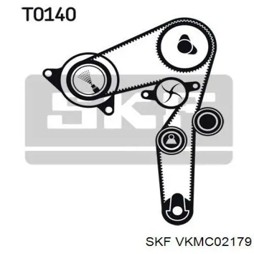 ГРМ ремни, комплект SKF VKMC02179 цена, от 97.61 USD