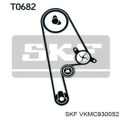 Комплект ГРМ VKMC930052 SKF