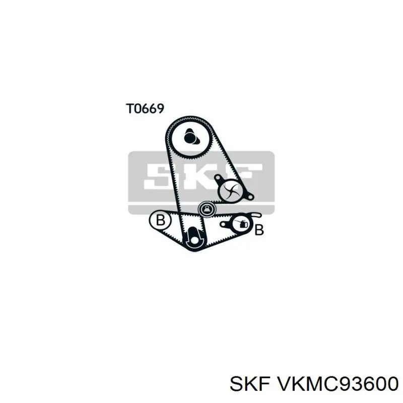 CT1001WP2PRO Continental/Siemens Комплект ремня ГРМ