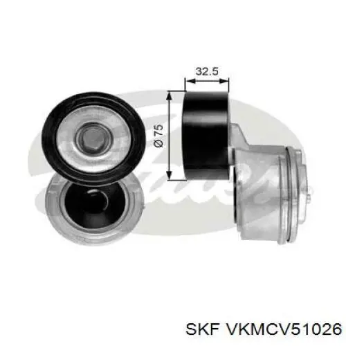 VKMCV51026 SKF натяжитель приводного ремня