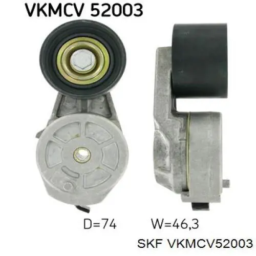 Натяжитель приводного ремня VKMCV52003 SKF