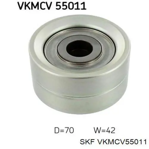 VKMCV55011 SKF ролик ремня грм паразитный
