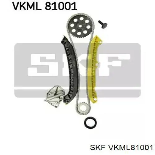 VKML81001 SKF cadeia do mecanismo de distribuição de gás, kit