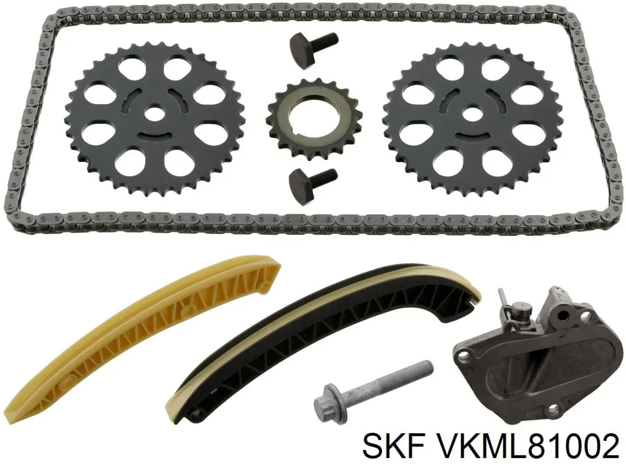 VKML 81002 SKF cadeia do mecanismo de distribuição de gás, kit