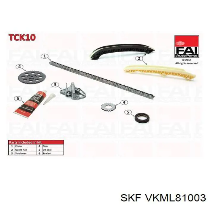 Купить VKML81003 SKF Набор цепи грм