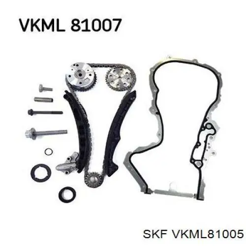 VKML 81005 SKF cadeia do mecanismo de distribuição de gás, kit