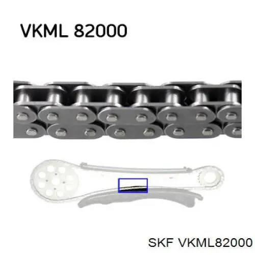 Комплект цепи ГРМ VKML82000 SKF
