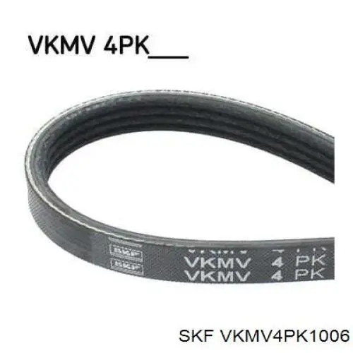 Ремень генератора VKMV4PK1006 SKF