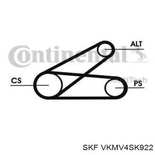 Ремень кондиционера SKF VKMV4SK922