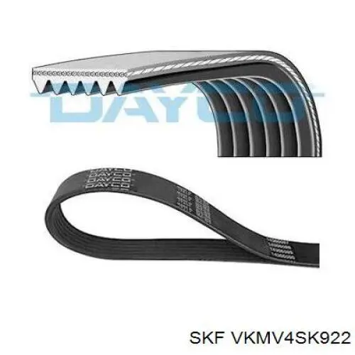Купить VKMV4SK922 SKF Ремень генератора