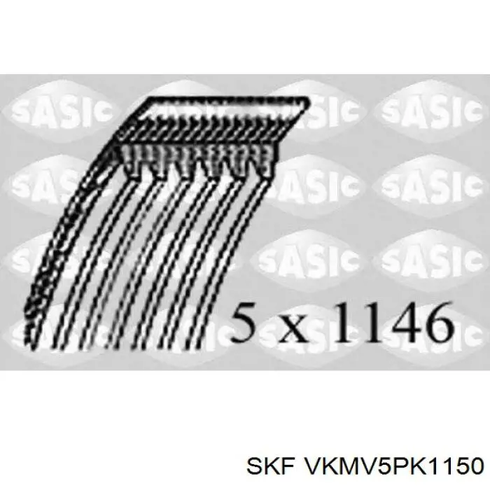 Correa trapezoidal VKMV5PK1150 SKF