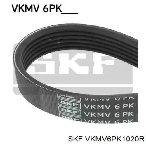 Ремень генератора VKMV6PK1020R SKF