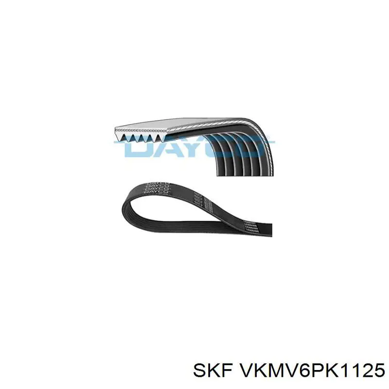 VKMV6PK1125 SKF ремень генератора