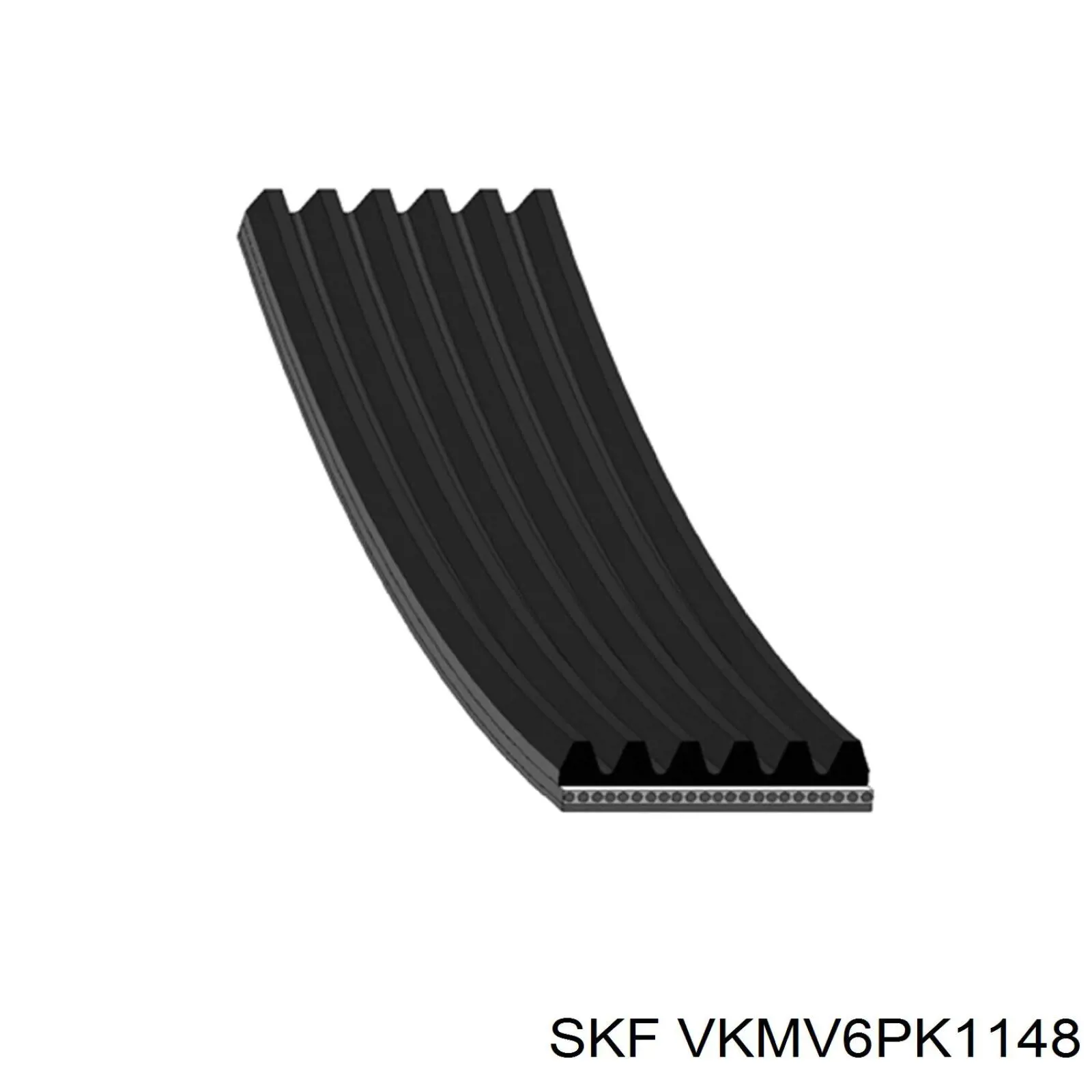 Correa trapezoidal VKMV6PK1148 SKF