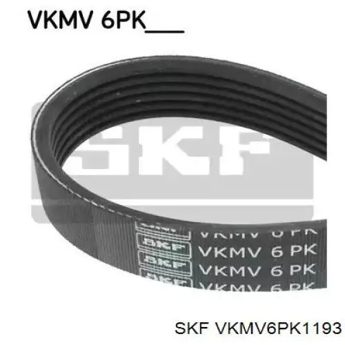 VKMV6PK1193 SKF ремень генератора