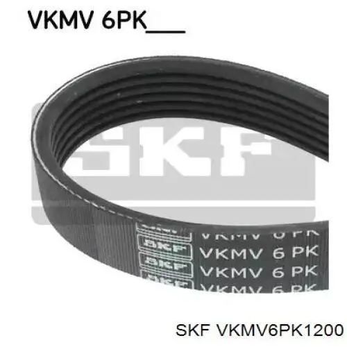 Correa trapezoidal VKMV6PK1200 SKF