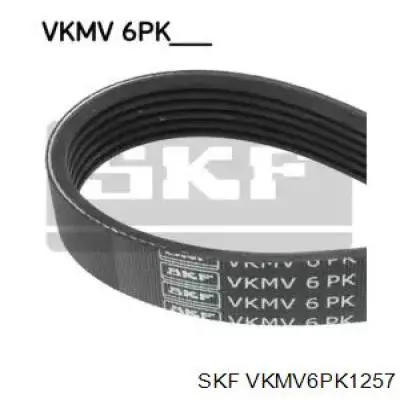 VKMV 6PK1257 SKF correia dos conjuntos de transmissão