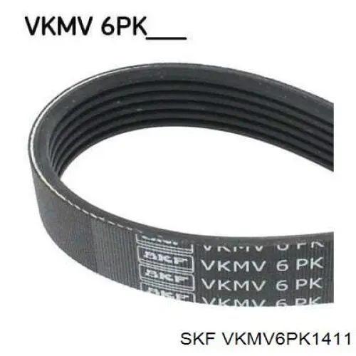 VKMV6PK1411 SKF ремень генератора