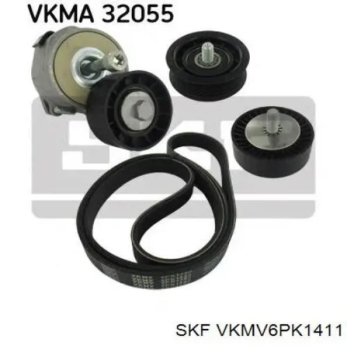 Клиновый ремень SKF VKMV6PK1411 цена, от 12.65 USD