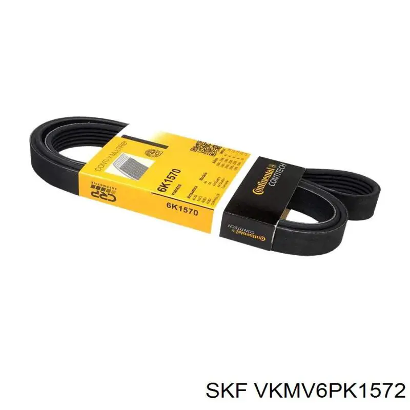 Клиновый ремень SKF VKMV6PK1572 цена, от 18.55 USD