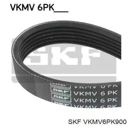 Ремень генератора VKMV6PK900 SKF