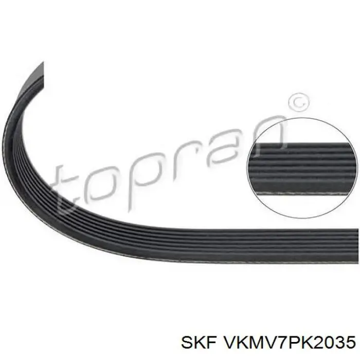 Клиновый ремень SKF VKMV7PK2035 цена, от 20.11 USD