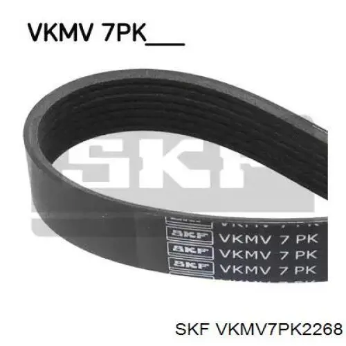 VKMV7PK2268 SKF correia dos conjuntos de transmissão