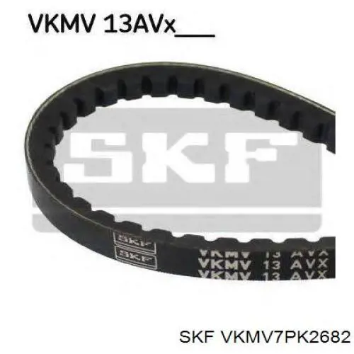 Ремень генератора VKMV7PK2682 SKF