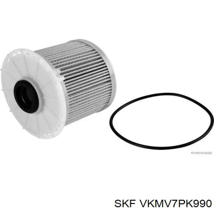 Купить VKMV7PK990 SKF Ремень генератора