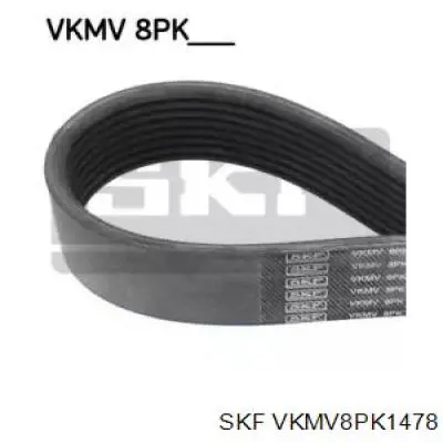 Ремень генератора VKMV8PK1478 SKF