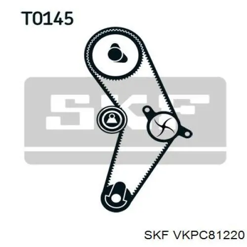 Помпа водяна, (насос) охолодження VKPC81220 SKF